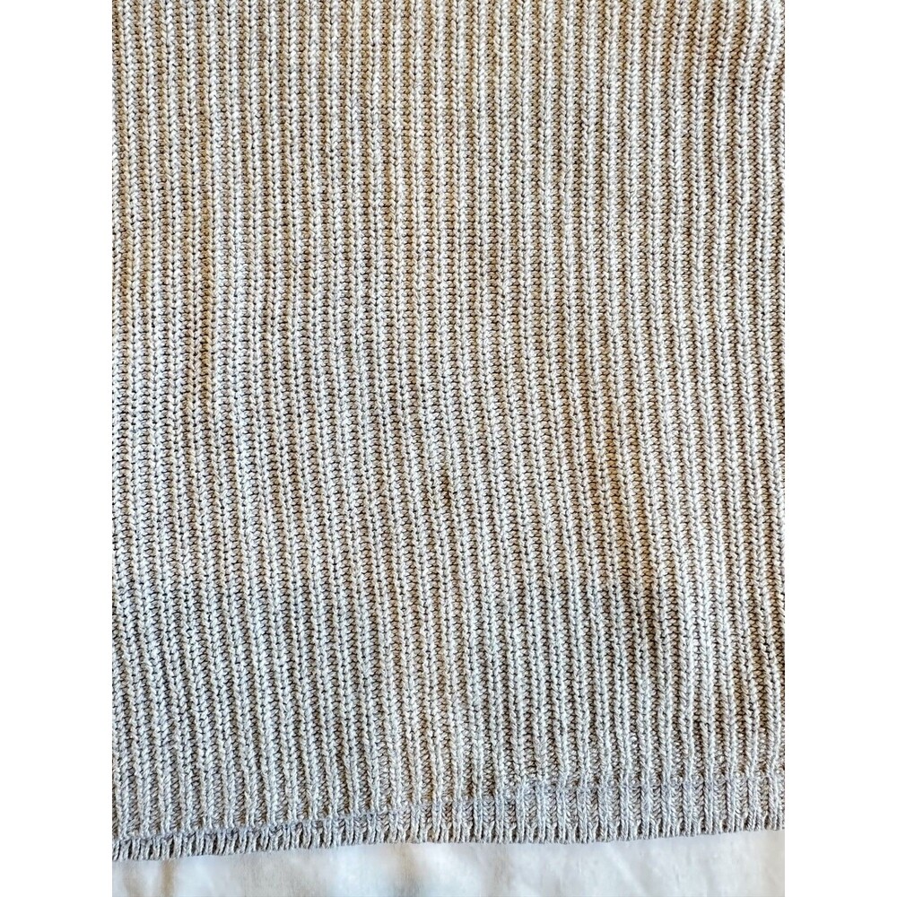 Women’s Aerie Gray Knit Sweater Size Medium Henley Lounge Comfort Soft Leisure - Picture 8 of 10